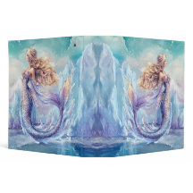 Arctic Serenade: Glacial Mermaid binder