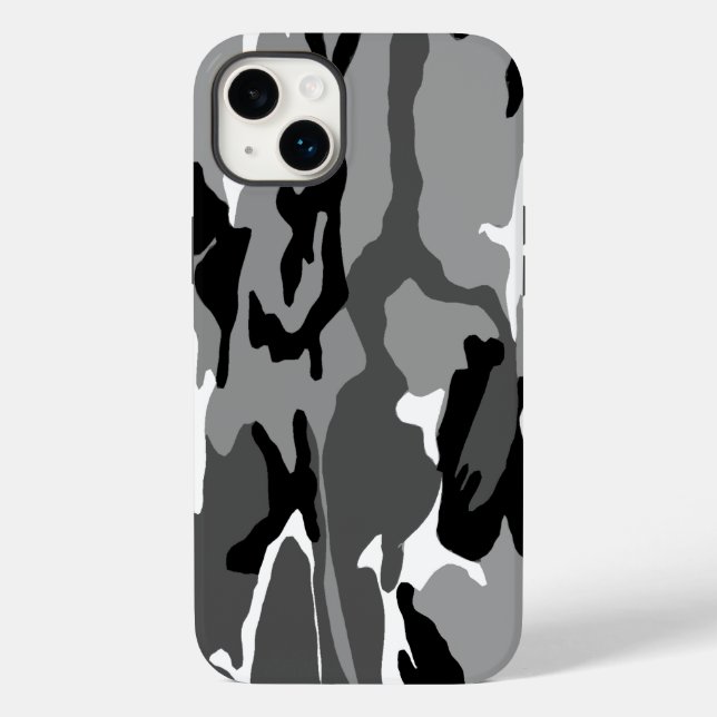 Arctic Snow Camo Case-Mate iPhone Case (Back)