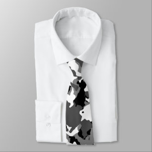 Arctic Snow Camo Tie