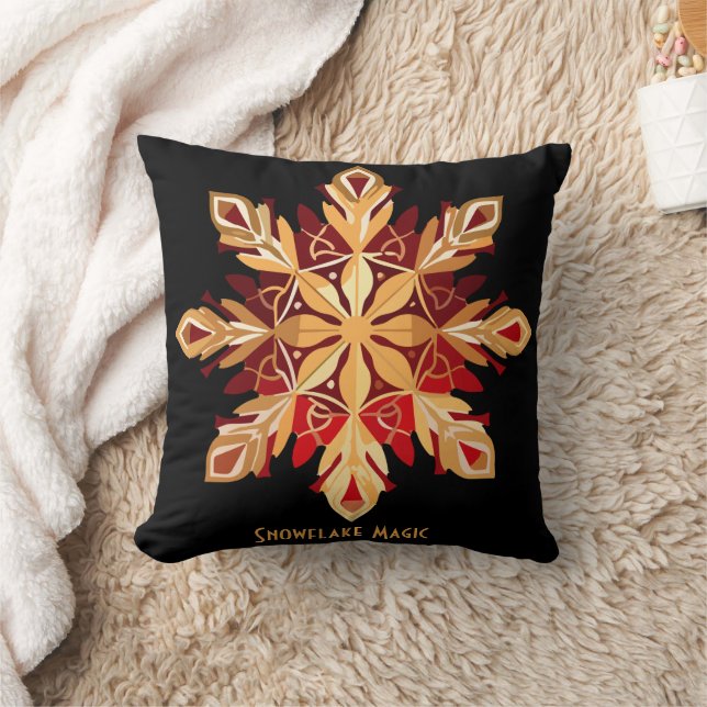 Arctic Sparkle Throw Pillow (Blanket)