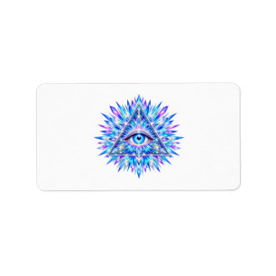 Arctic Triangle Eye Address Labels