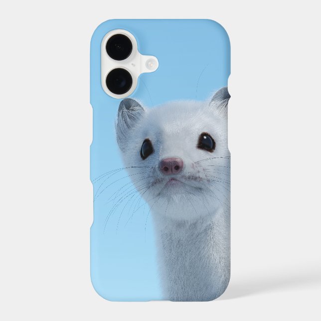 Arctic Weasel Charm (Back)
