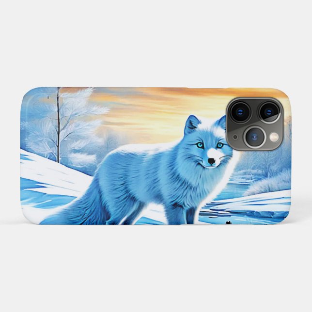 Arctic Winter Fox Snow  Case-Mate iPhone Case (Back (Horizontal))
