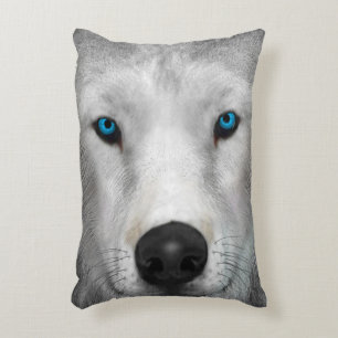 Arctic Wolf Accent Pillow