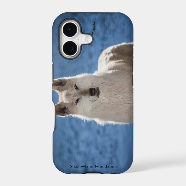 Arctic Wolf iPhone 5 Barely There Universal Case (Back)