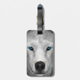 Arctic Wolf Luggage Tag