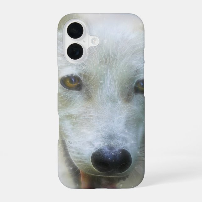 ARCTIC WOLF SNOW PIERCER iPhone 16 CASE (Back)