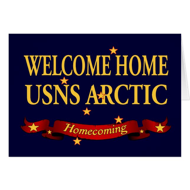 Arctique bienvenu de la maison USNS (Devant horizontal)