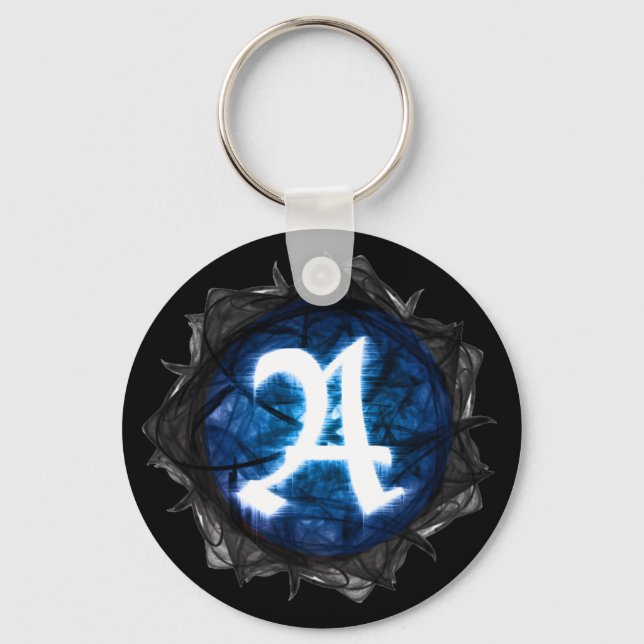 Arctiris Key-Chain Blue Keychain (Front)