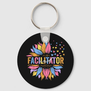 Ard Facilitator Special Education Sunflower _1 Keychain