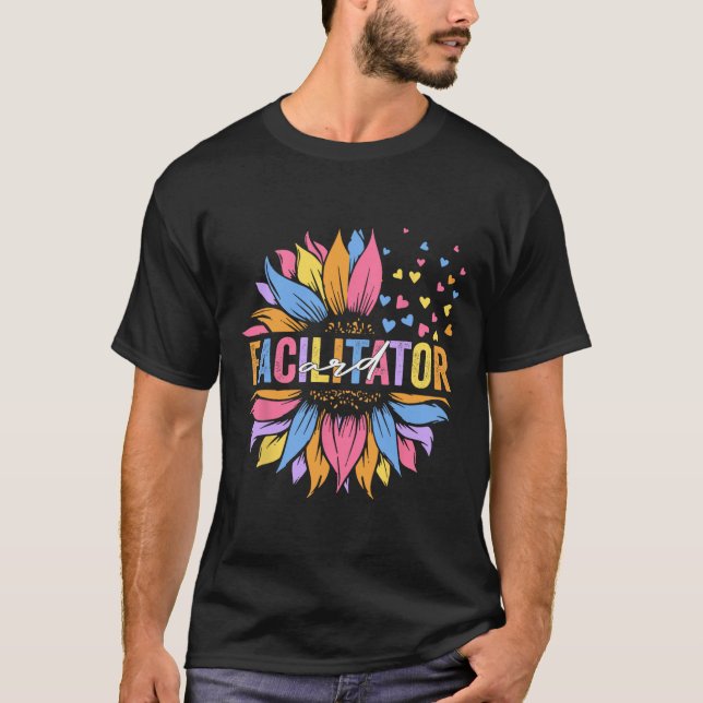 Ard Facilitator Special Education Sunflower  T-Shirt (Front)