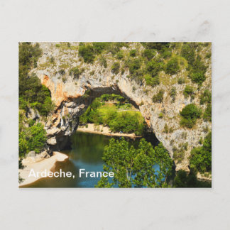 Ardeche, France Holiday Postcard