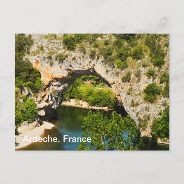 Ardeche, France Holiday Postcard (Front)