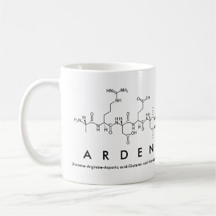 Arden peptide name mug