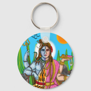Ardhanarishvara Keychain