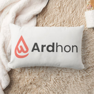 Ardhon brand merch - wear your style, your way lumbar pillow