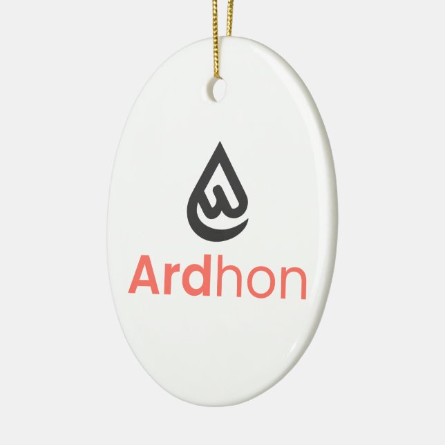 Ardhon - wear your style, your way ceramic ornament (Left)