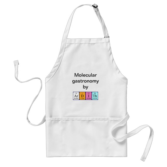 Ardith periodic table name apron (Front)