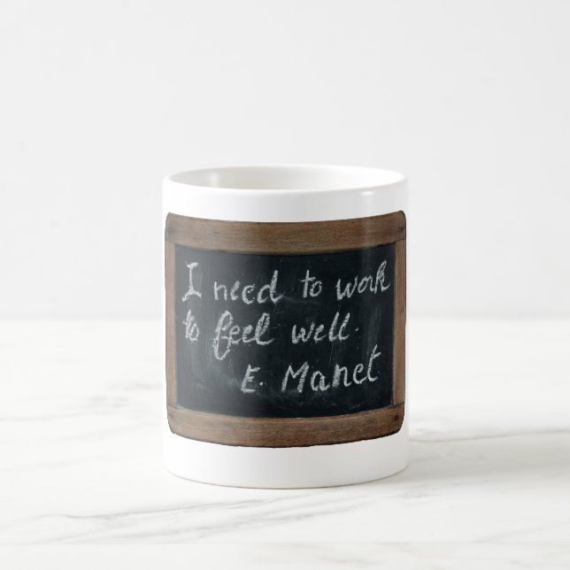 Ardoise 07 Manet's Quote Mug (Centre)