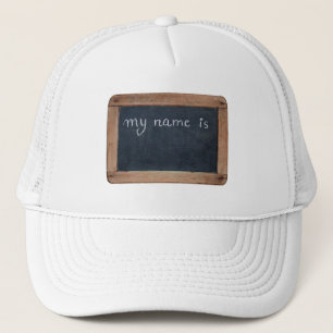 Ardoise - Mon nom est... Casquette personnalisé