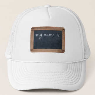 Ardoise - Mon nom est... Casquette personnalisé