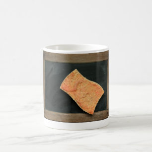 Ardoise Passer l'éponge Vintage Slate White Mug