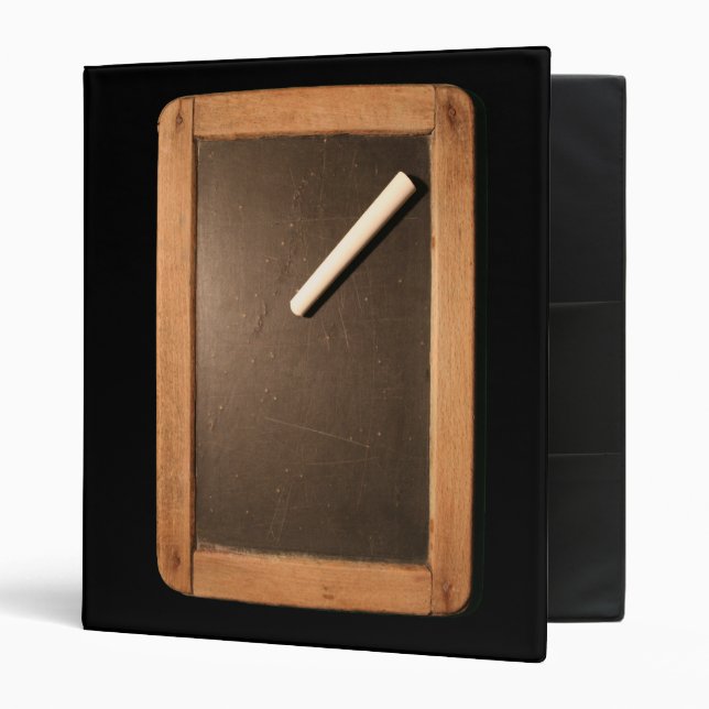 Ardoise Vintage School Slate with Chalk B Binder (Front/Inside)