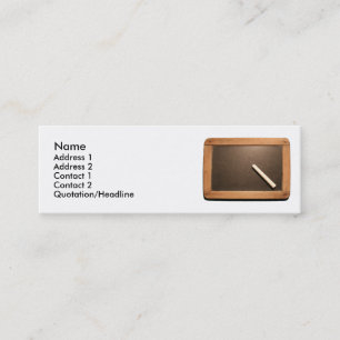 Ardoise Vintage School Slate with Chalk Mini BC Mini Business Card