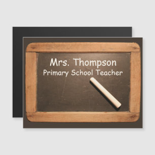 Ardoise Vintage Slate Chalk Carte magnétique