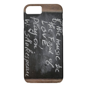 Ardoise W Shakespeare's Quote iPhone Case