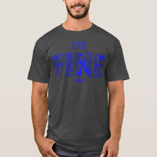ARDS Awareness Fine Ribbons In This Family We Figh T-Shirt