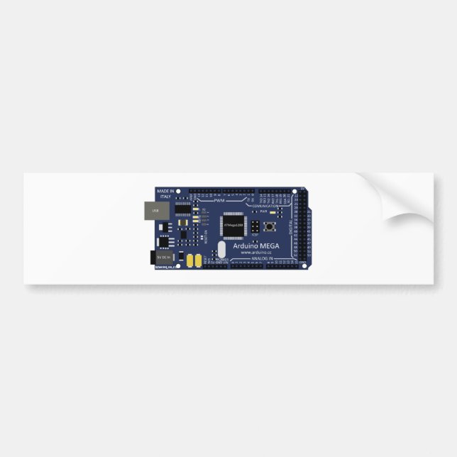 Arduino Mega Bumper Sticker (Front)