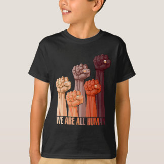 Are All Human Black History Pride Africa Juneteent T-Shirt