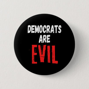 Are Evil Donald Trump 2024 Take America Back 2 Inch Round Button
