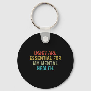 Are For My Mental Health Quote Retro Vintage Keychain