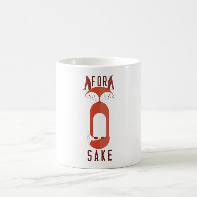 Are foxes better and For Fox Sake byzmo style Coffee Mug (Center)