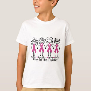 Are In Together Family Friends Breast Cancer Aware T-Shirt