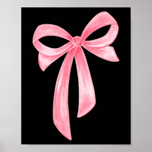 Are loved john 3_16 pink bow christian faith poster
