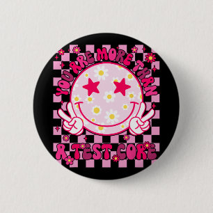 Are More Than A Test Score Testing Day Smile Hippi 2 Inch Round Button