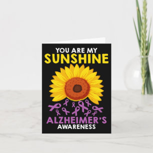 Are My Sunshine Alzheimerheimer's Awareness Card