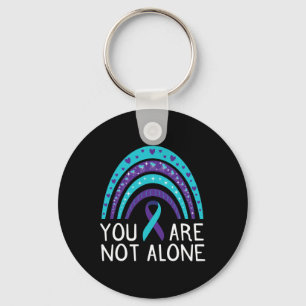 Are Not Alone Suicide Awareness Mental Health Keychain
