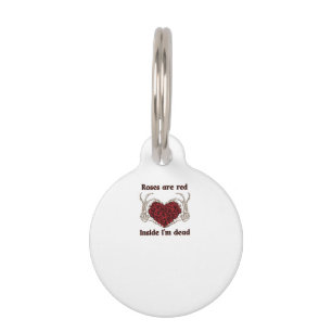 Are Red I'm Dead Classic Pet Tag