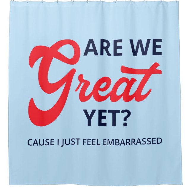 Are We Great Yet? Cause I Just Feel Embarrassed V (Front)