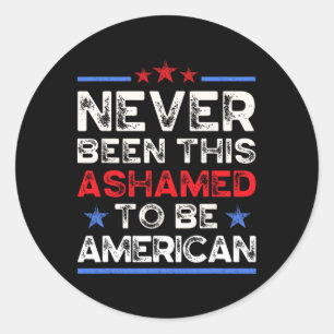 Are We Great Yet  Classic Round Sticker