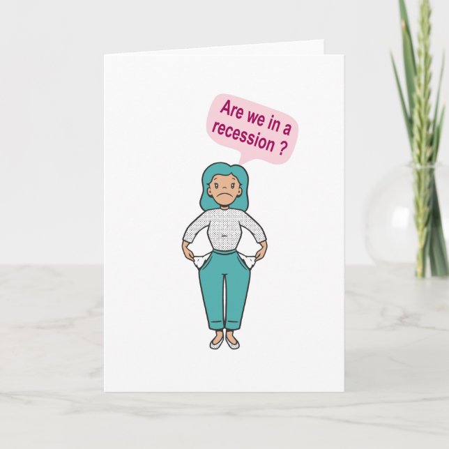 Are we in a recession? card (Front)