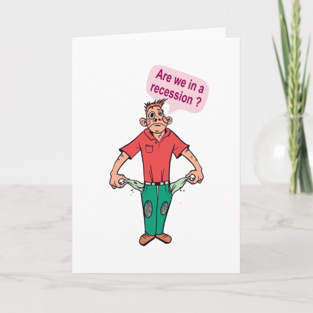 Are we in a recession? card (Front)