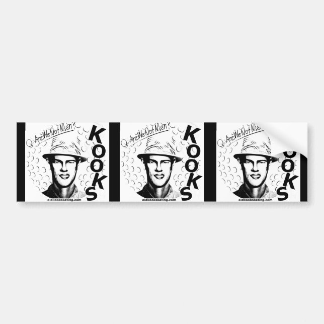 Are We Not Men Sticker (Front)