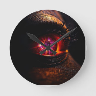 Are We Part of the Universe? – Cosmic Eye Mystical Round Clock