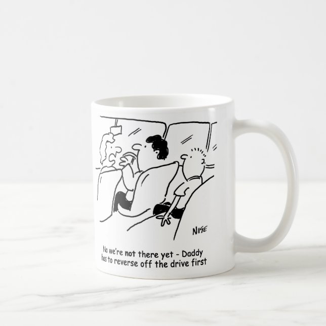 Are We There Yet? Impatient Child Coffee Mug (Right)