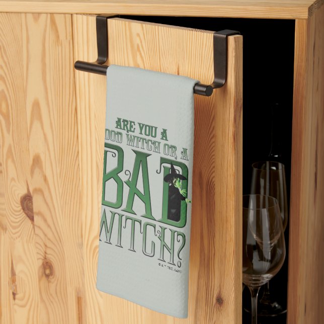 Are You A Good Witch Or A Bad Witch? Kitchen Towel (Thirds Fold)